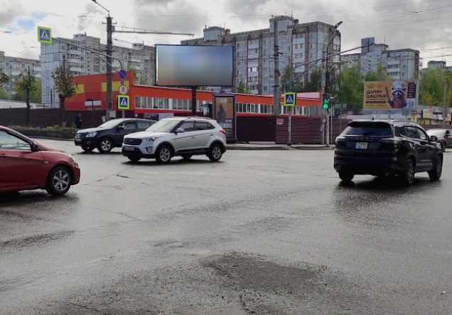 Фотография рекламного носителя, тип: Билборд 3x6, адрес: Багратиона ул. Х Нахимова ул., Смоленск, Смоленская область, Россия. Сторона A1-A10 №1374271