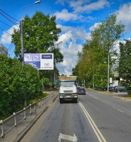 Фотография рекламного носителя, тип: Билборд 3x6, адрес: Володарского пос., Володарское ш. X Центральная ул., д.25к2, Московская область, Россия. Сторона B №641865