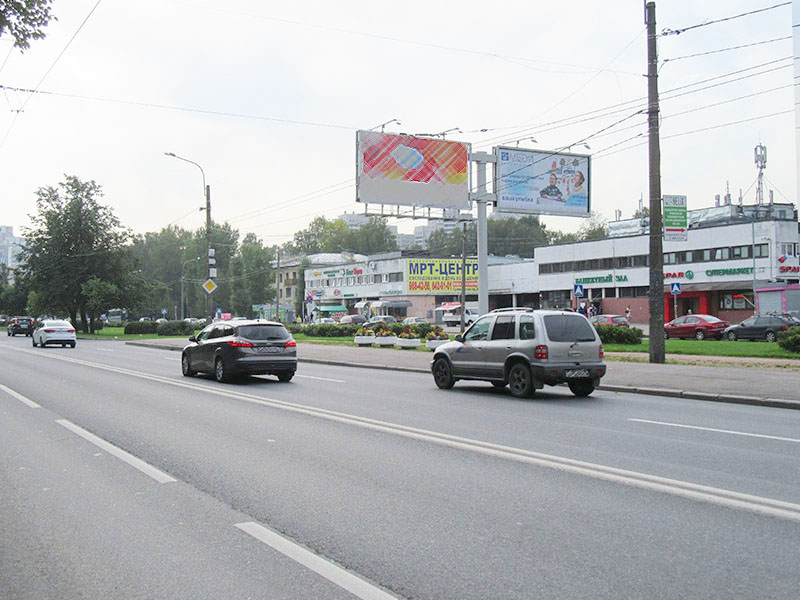 Фотография рекламного носителя, тип: Билборд 3x6, адрес: Гражданский пр-т., д.86, корп.1, Санкт-Петербург, Россия. Сторона А2 №164597
