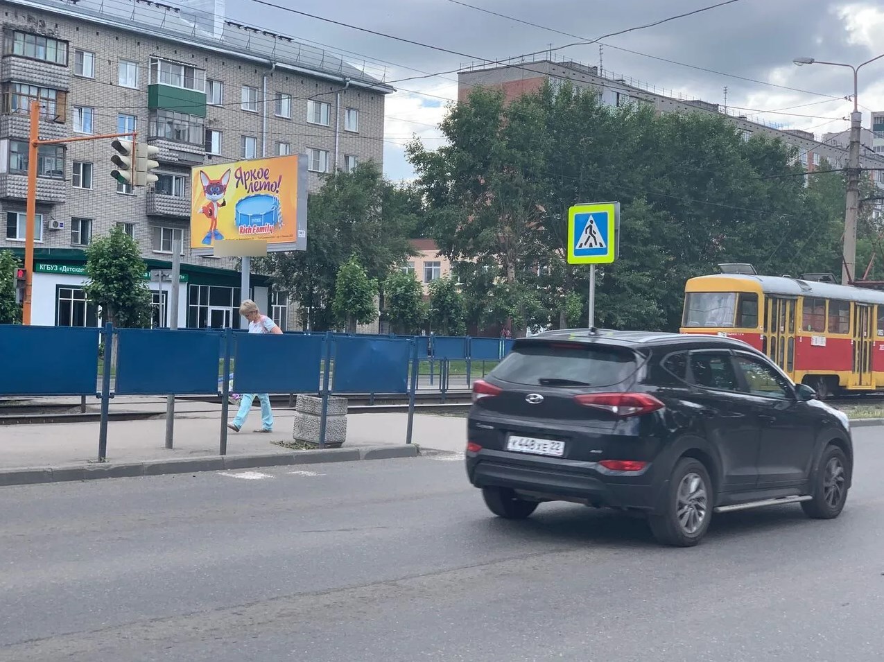 Фотография рекламного носителя, тип: Билборд 3x6, адрес: Попова ул., д.57 Х Георгия Исакова ул., Барнаул, Алтайский край, Россия. Сторона В №1044595