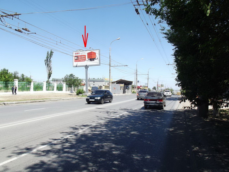 Фотография рекламного носителя, тип: Билборд 3x6, адрес: Ополченская ул., остановка К/т Старт, Волгоград, Волгоградская область, Россия. Сторона Б №82985