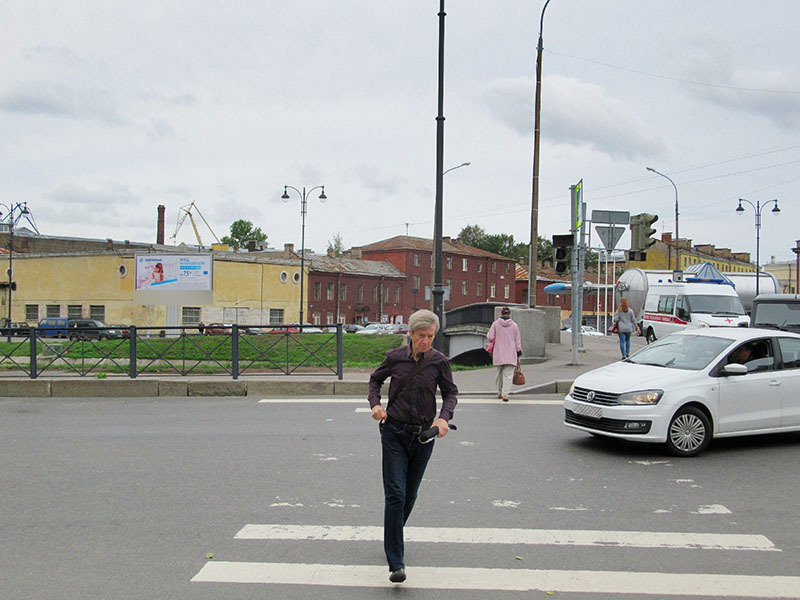 Фотография рекламного носителя, тип: Билборд 3x6, адрес: Пряжки реки наб. Х Матисов пер., поз.1, Санкт-Петербург, Россия. Сторона A №169006