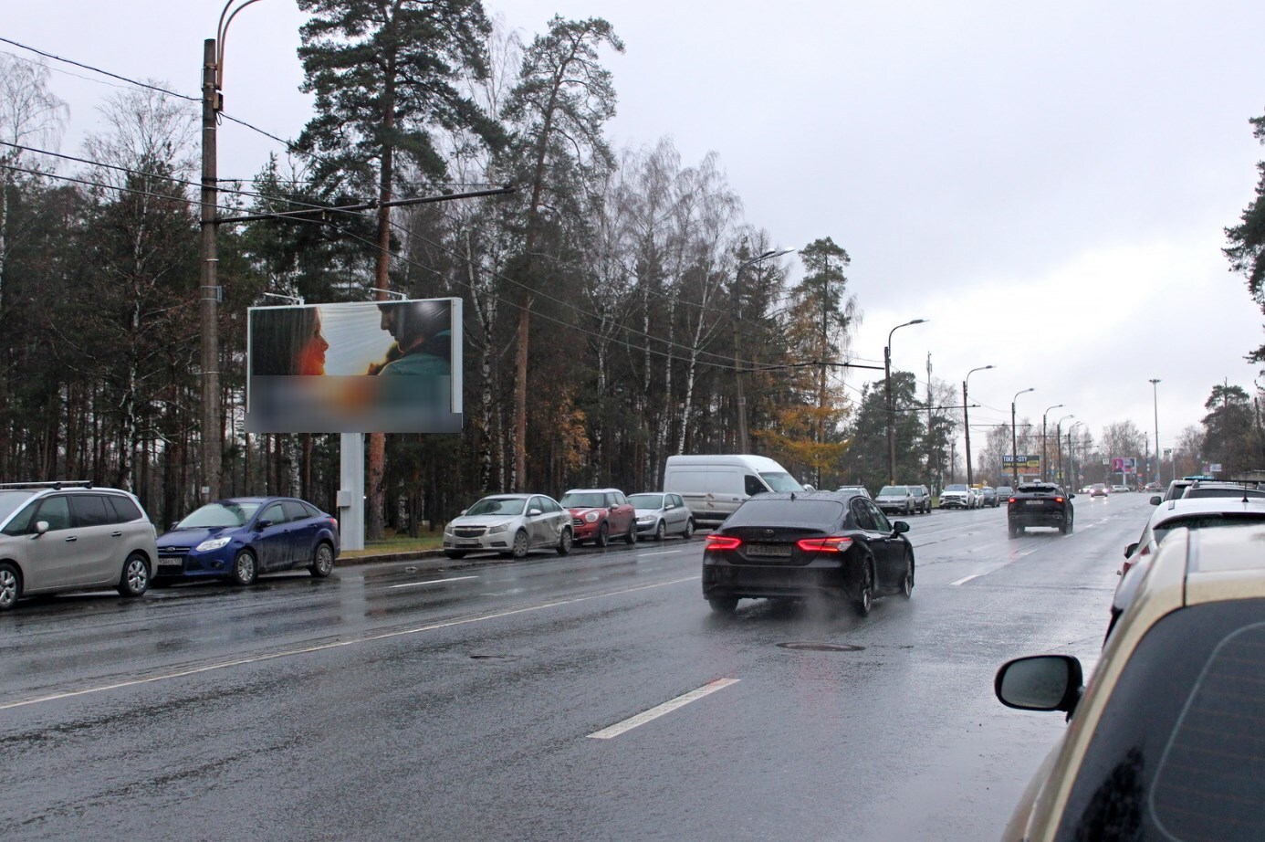 Фотография рекламного носителя, тип: Билборд 3x6, адрес: Тореза пр-т., д.93Е, Санкт-Петербург, Россия. Сторона Б №119638