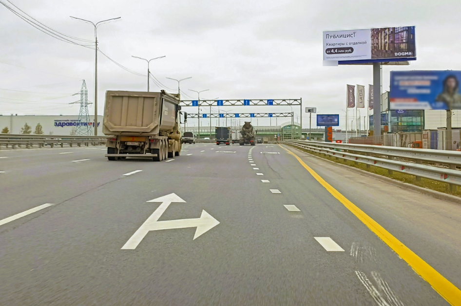 Фотография рекламного носителя, тип: Суперсайт 5x15, адрес: Ярославское ш., 31 000м, Московская область, Россия. Сторона А №499763