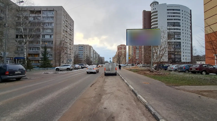 Фотография рекламного носителя, тип: Билборд 3x6, адрес: Тверская ул., д.8, Дубна, Московская область, Россия. Сторона A №1332920