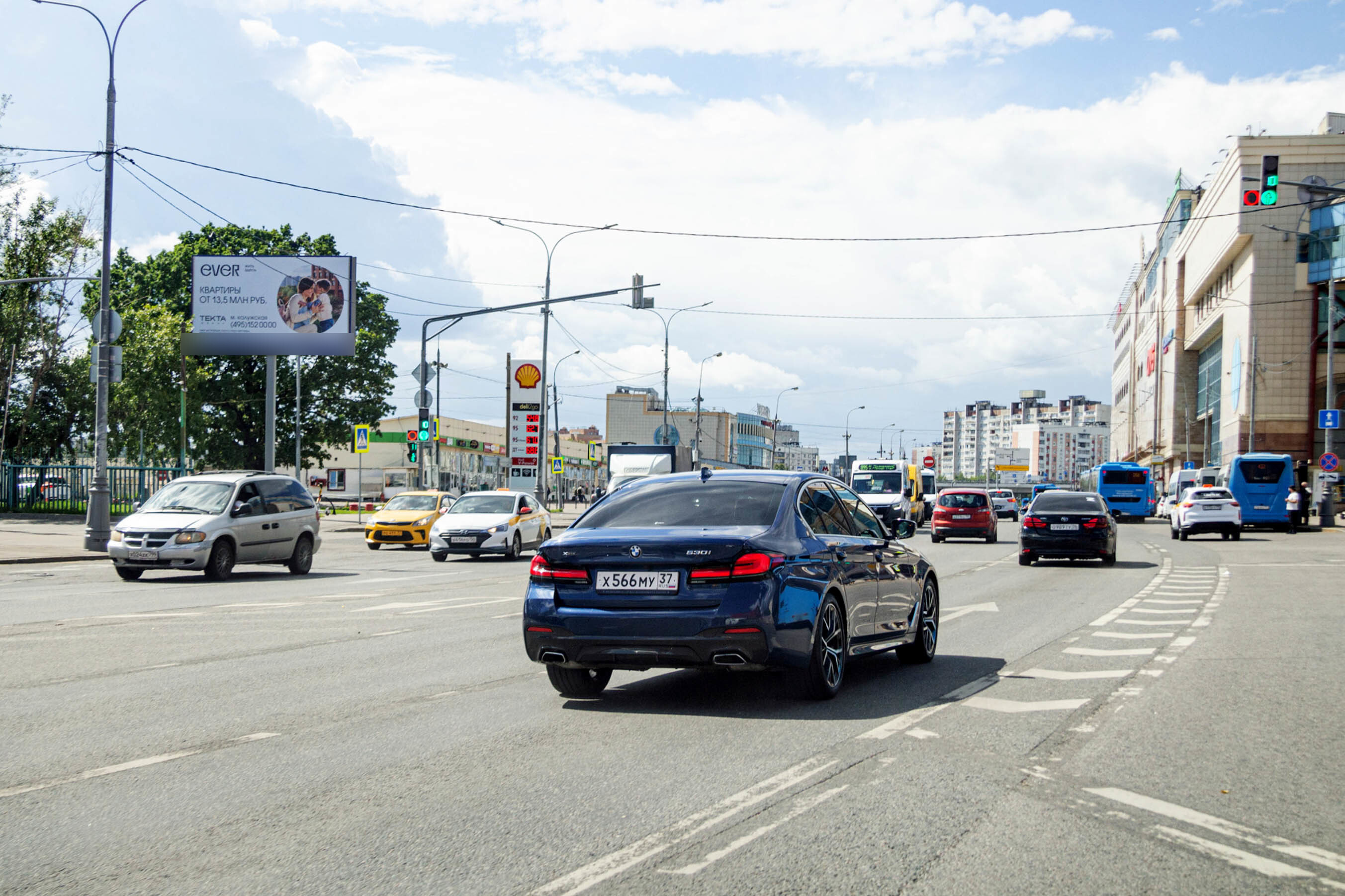 Фотография рекламного носителя, тип: Билборд 3x6, адрес: Новоясеневский пр-т., д.4а, Москва, Россия. Сторона Б №224490