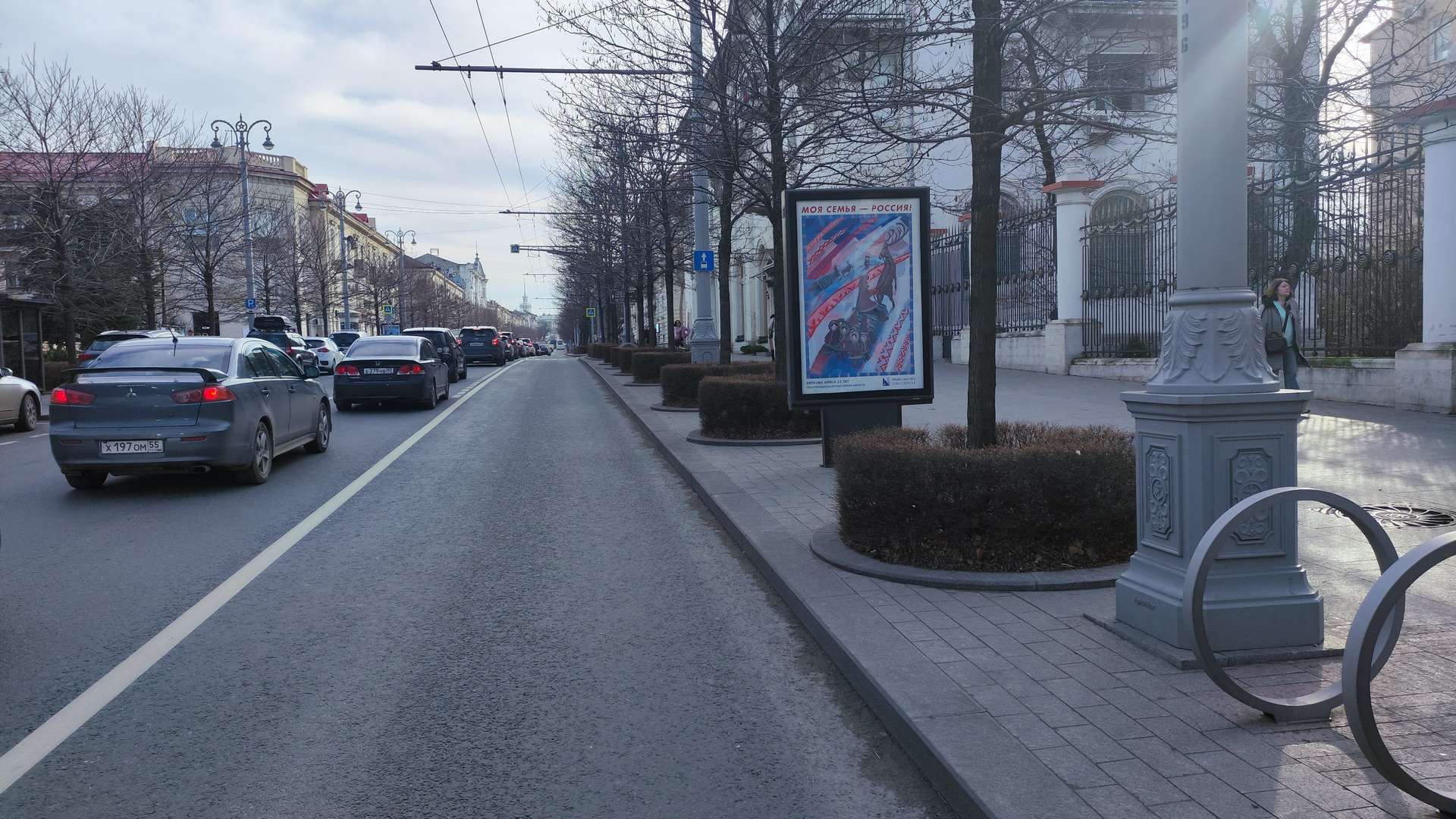 Фотография рекламного носителя, тип: Ситиформат 1.8x1.2, адрес: Большая Морская ул., д.16, Севастополь, Россия. Сторона A1-A5 №1373593