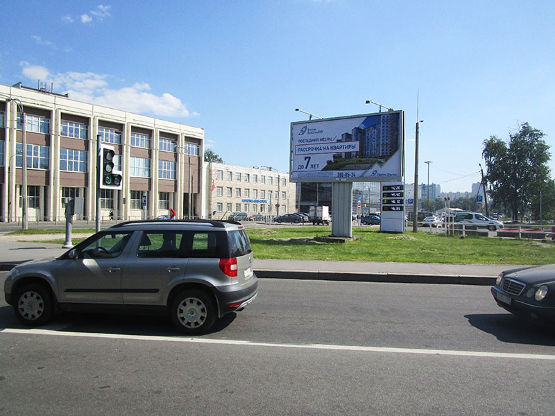 Фотография рекламного носителя, тип: Билборд 3x6, адрес: Энергетиков пр-т., д.21 Х Партизанская ул., д.17а, Санкт-Петербург, Россия. Сторона A №169918