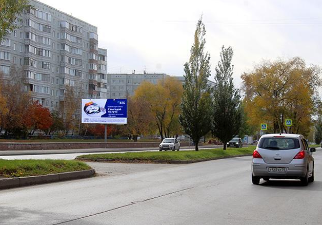 Фотография рекламного носителя, тип: Билборд 3x6, адрес: Химиков ул., д.49, Омск, Омская область, Россия. Сторона Б №616768