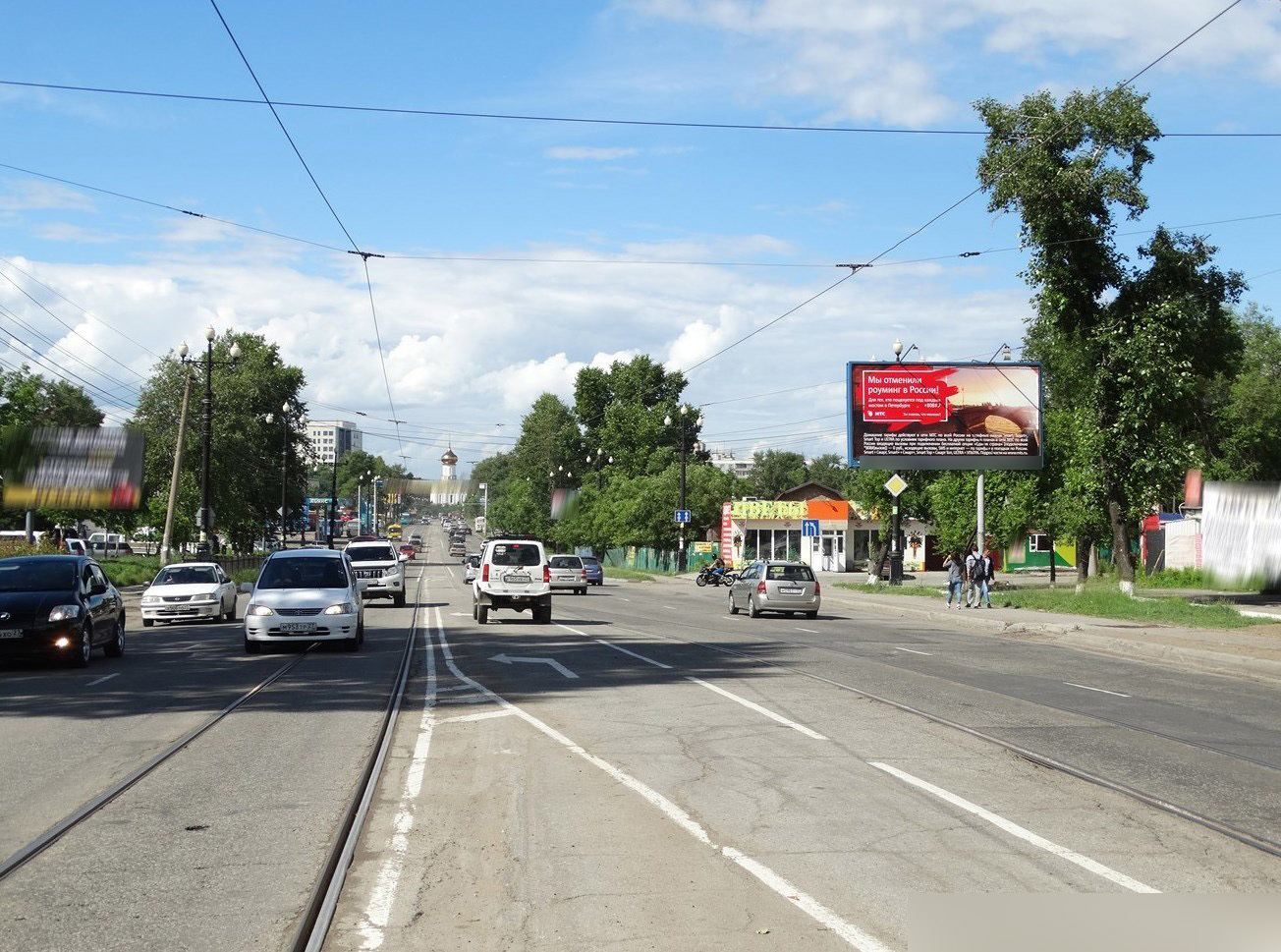 Фотография рекламного носителя, тип: Билборд 3x6, адрес: Воронежское ш., д.1, Хабаровск, Хабаровский край, Россия. Сторона А №157602
