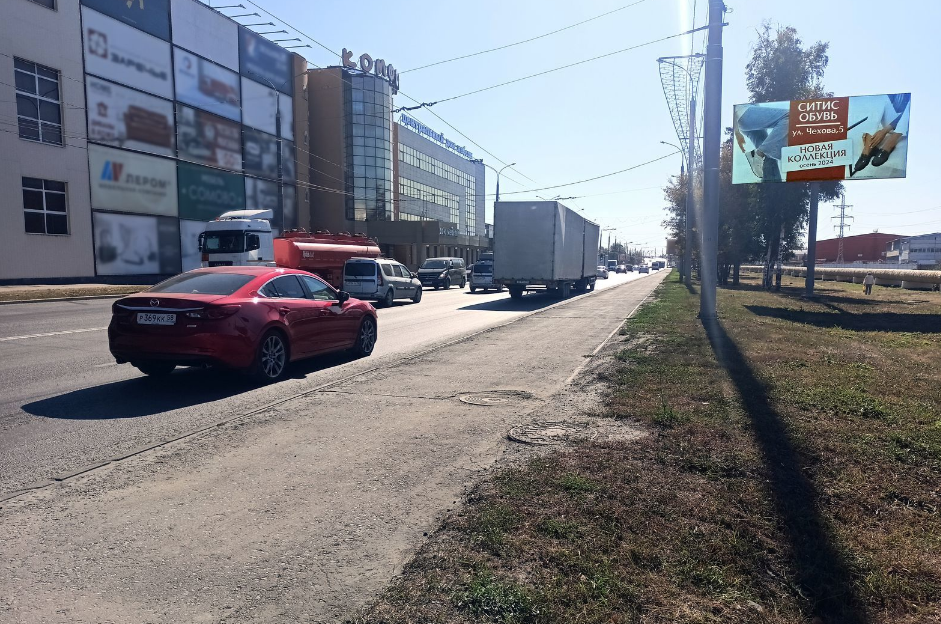 Фотография рекламного носителя, тип: Билборд 3x6, адрес: Баумана ул., д.30, Пенза, Пензенская область, Россия. Сторона А №775162