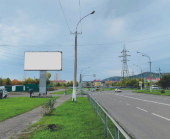 Фотография рекламного носителя, тип: Билборд 3x6, адрес: Кузнецкая ул., д.11, Междуреченск, Кемеровская область, Россия. Сторона Б №1348782