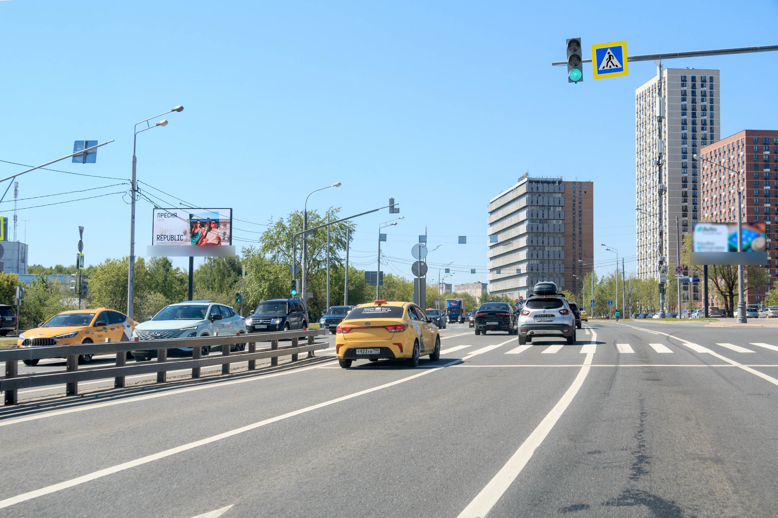 Фотография рекламного носителя, тип: Билборд 3x6, адрес: Озёрная ул., д.42 Х Мичуринским пр-т., Москва, Россия. Сторона Б1 №621199