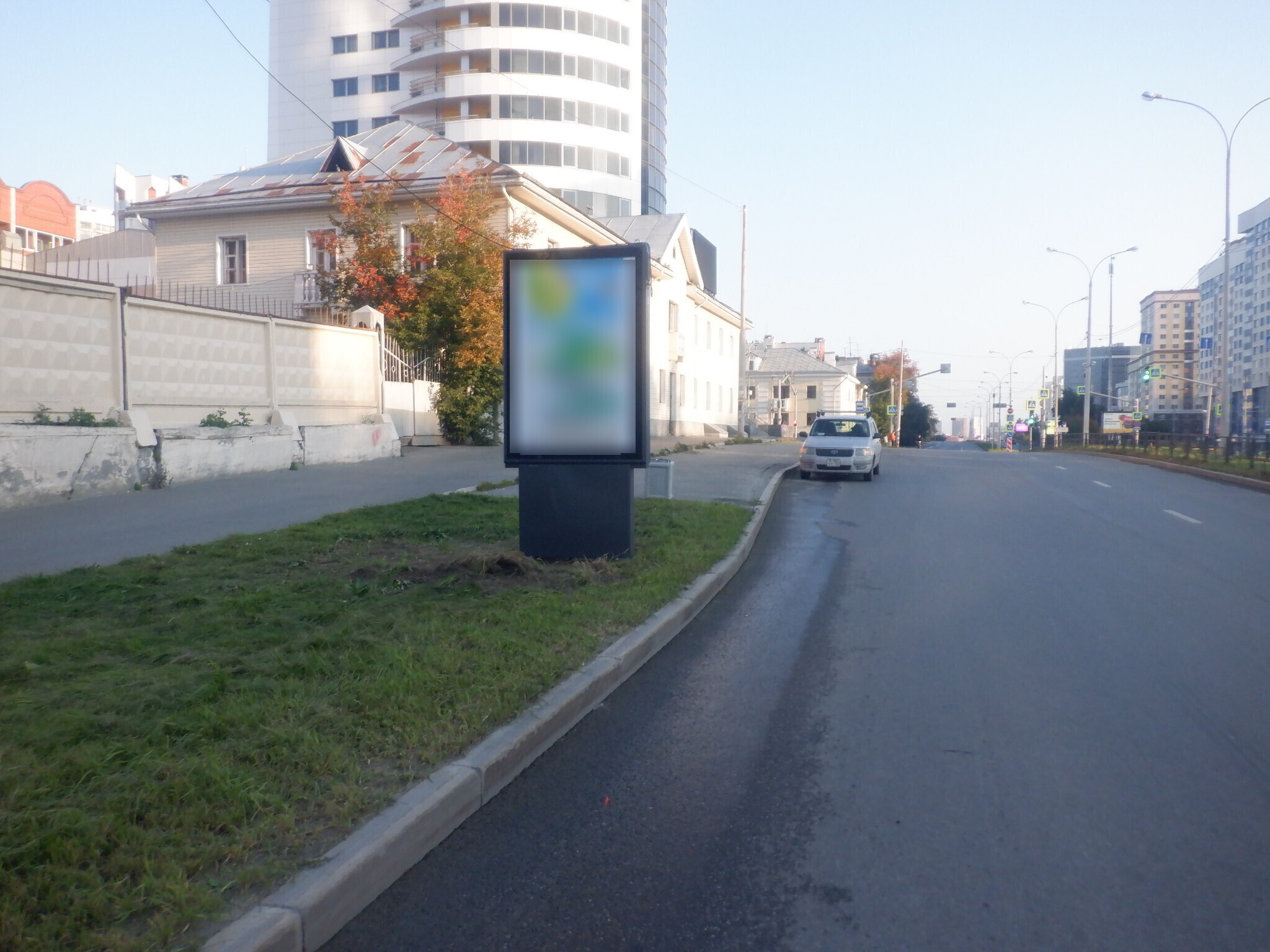 Фотография рекламного носителя, тип: Ситиформат 1.8x1.2, адрес: Московская ул., д.56 X Гурзуфская ул., Екатеринбург, Свердловская область, Россия. Сторона B №1076048