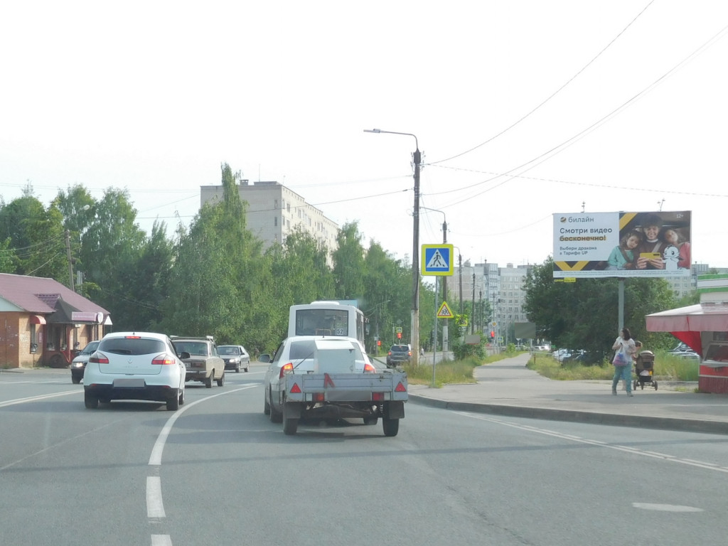 Фотография рекламного носителя, тип: Билборд 3x6, адрес: Профсоюзная ул., д.61, Кострома, Костромская область, Россия. Сторона А №208781
