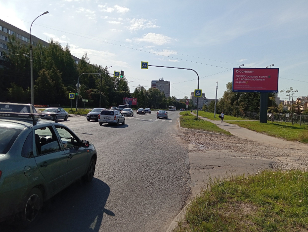 Фотография рекламного носителя, тип: Билборд 3x6, адрес: Кочетова ул., д.29, Великий Новгород, Новгородская область, Россия. Сторона А №106960