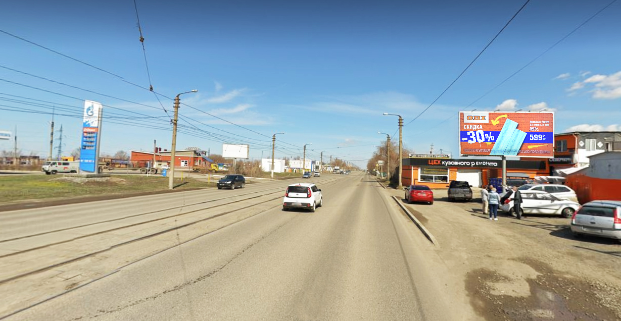 Фотография рекламного носителя, тип: Билборд 3x6, адрес: Московская ул., д.1 Х Северный переход ул., д.20, Магнитогорск, Челябинская область, Россия. Сторона A №1329774