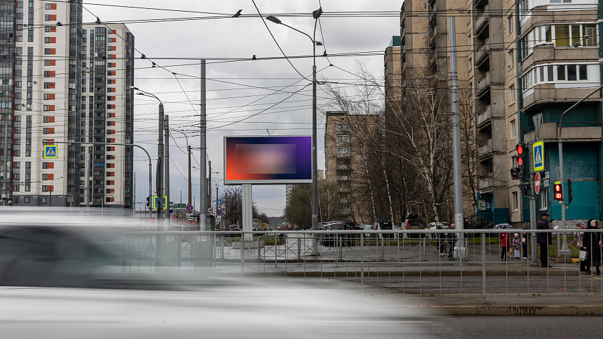 Фотография рекламного носителя, тип: Билборд 3x6, адрес: Ириновский пр-т., д.33, Санкт-Петербург, Россия. Сторона A1-A10 №171044