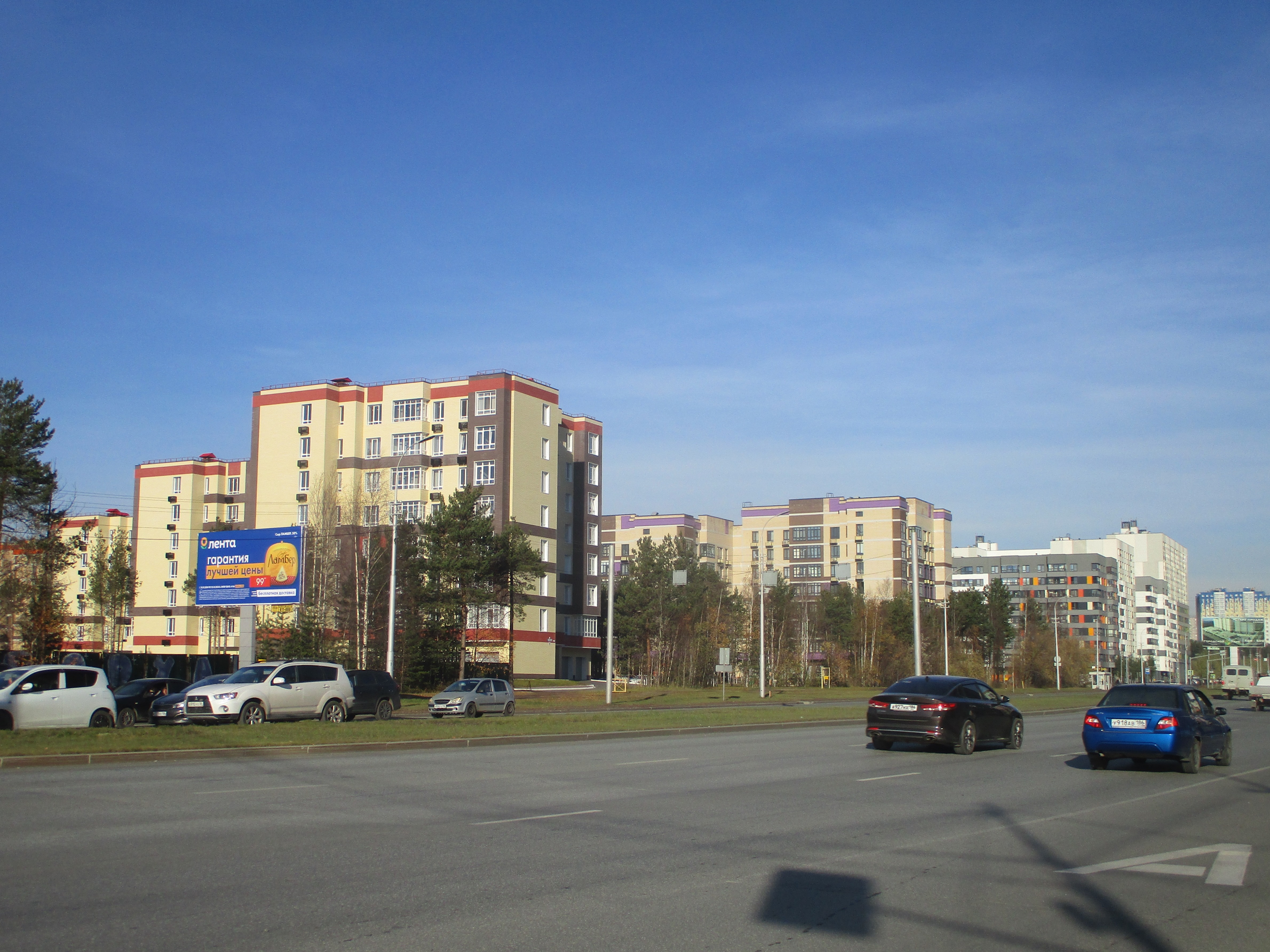 Фотография рекламного носителя, тип: Билборд 3x6, адрес: Югорский тракт, н-в Флегонта Показаньева ул., д.12, Сургут, Ханты-Мансийский автономный округ – Югра, Россия. Сторона Б №1088524