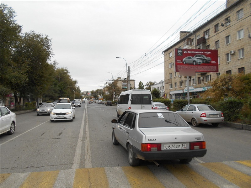 Фотография рекламного носителя, тип: Билборд 3x6, адрес: Ополченская ул., д.6, Волгоград, Волгоградская область, Россия. Сторона А №111489