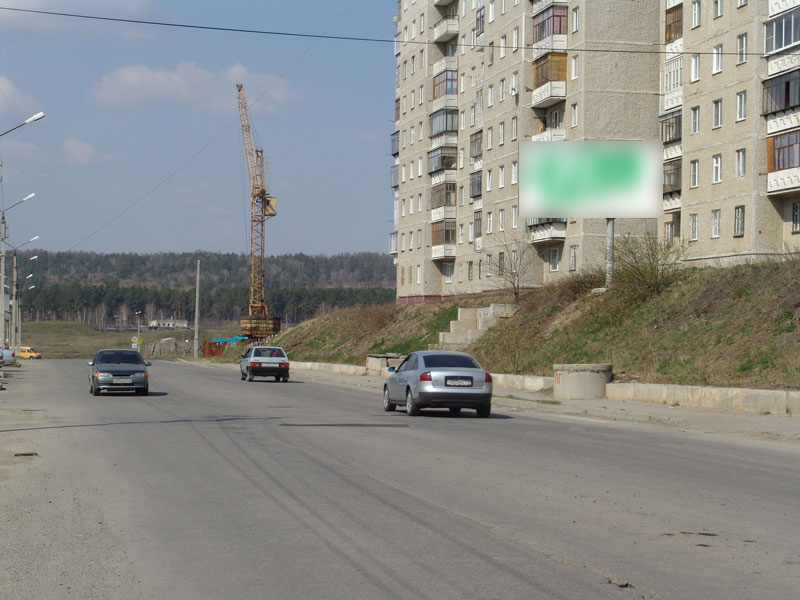 Фотография рекламного носителя, тип: Билборд 3x6, адрес: Лихачева ул., д.26, поз.1, Миасс, Челябинская область, Россия. Сторона А №1359827