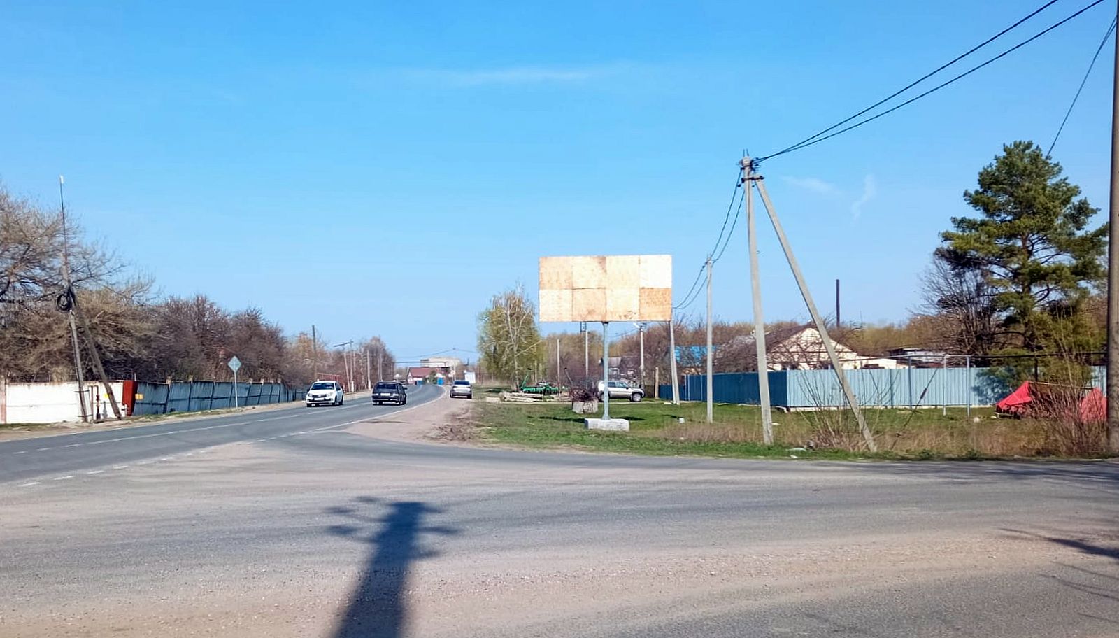 Фотография рекламного носителя, тип: Билборд 3x6, адрес: Самойловка пос., Новая ул., д.31 Х Малая Заречная ул., Воронеж, Воронежская область, Россия. Сторона A №1330116