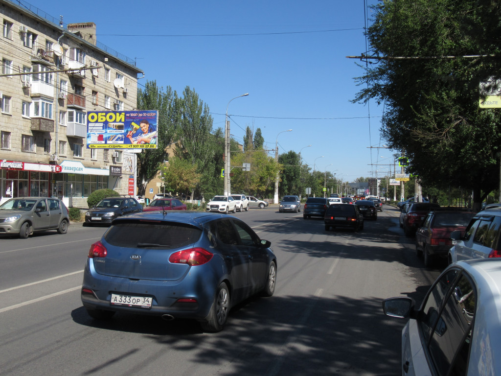 Фотография рекламного носителя, тип: Билборд 3x6, адрес: Ополченская ул., д.6, Волгоград, Волгоградская область, Россия. Сторона Б №111490