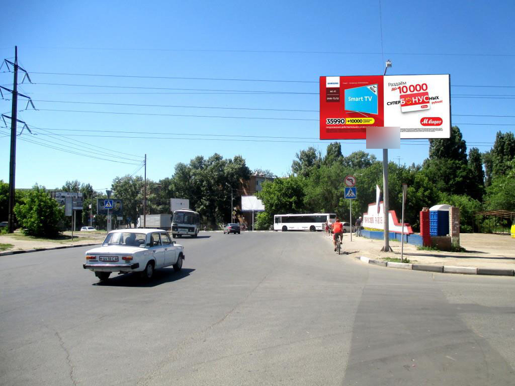 Фотография рекламного носителя, тип: Билборд 3x6, адрес: Навашина ул. Х Техническая ул., поз.1, Саратов, Саратовская область, Россия. Сторона А №90716