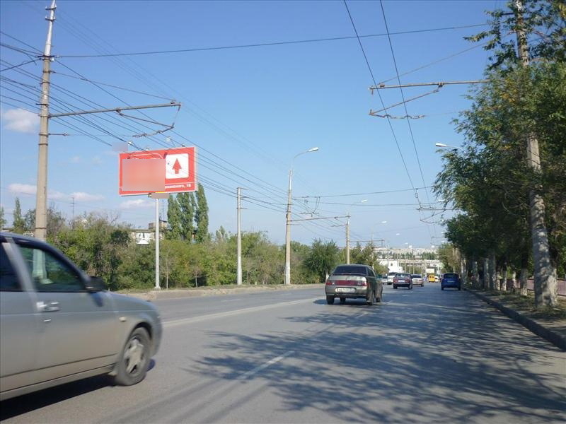Фотография рекламного носителя, тип: Билборд 3x6, адрес: Ополченская ул., д.32, Волгоград, Волгоградская область, Россия. Сторона Б №111504