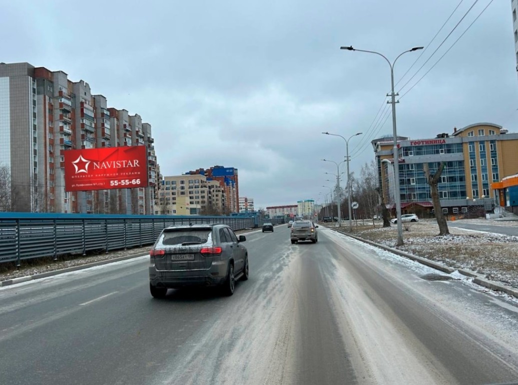 Фотография рекламного носителя, тип: Билборд 3x6, адрес: Пролетарский пр-т., д.2, Сургут, Ханты-Мансийский автономный округ – Югра, Россия. Сторона А №440239