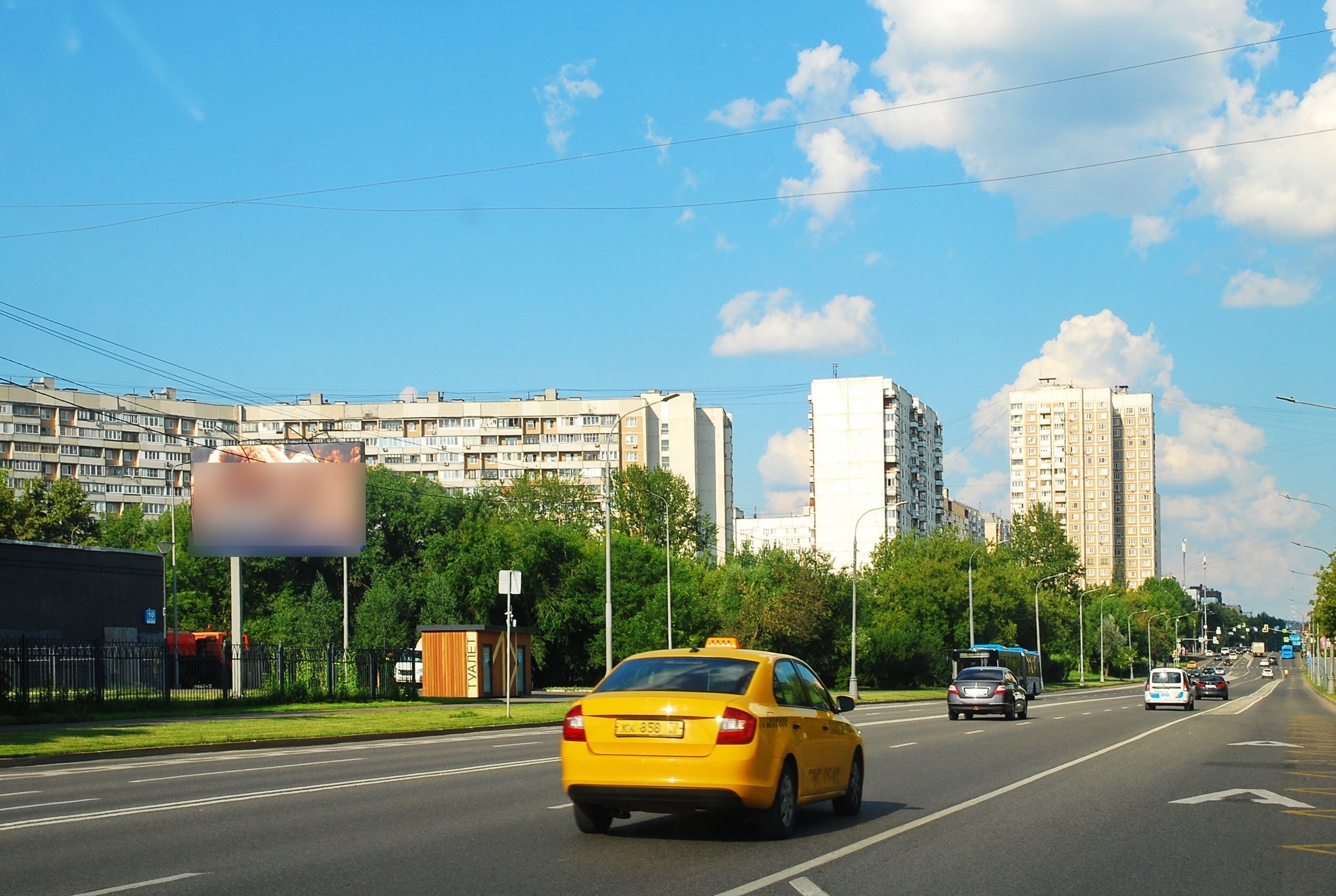 Фотография рекламного носителя, тип: Билборд 3x6, адрес: Дежнева пр-зд. Х Юрловский пр-зд., Москва, Россия. Сторона Б №601435
