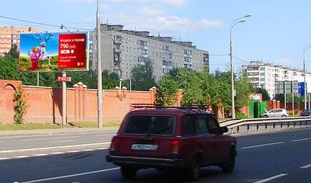 Фотография рекламного носителя, тип: Билборд 3x6, адрес: Куркино, Воротынская ул., Москва, Россия. Сторона Б №53062