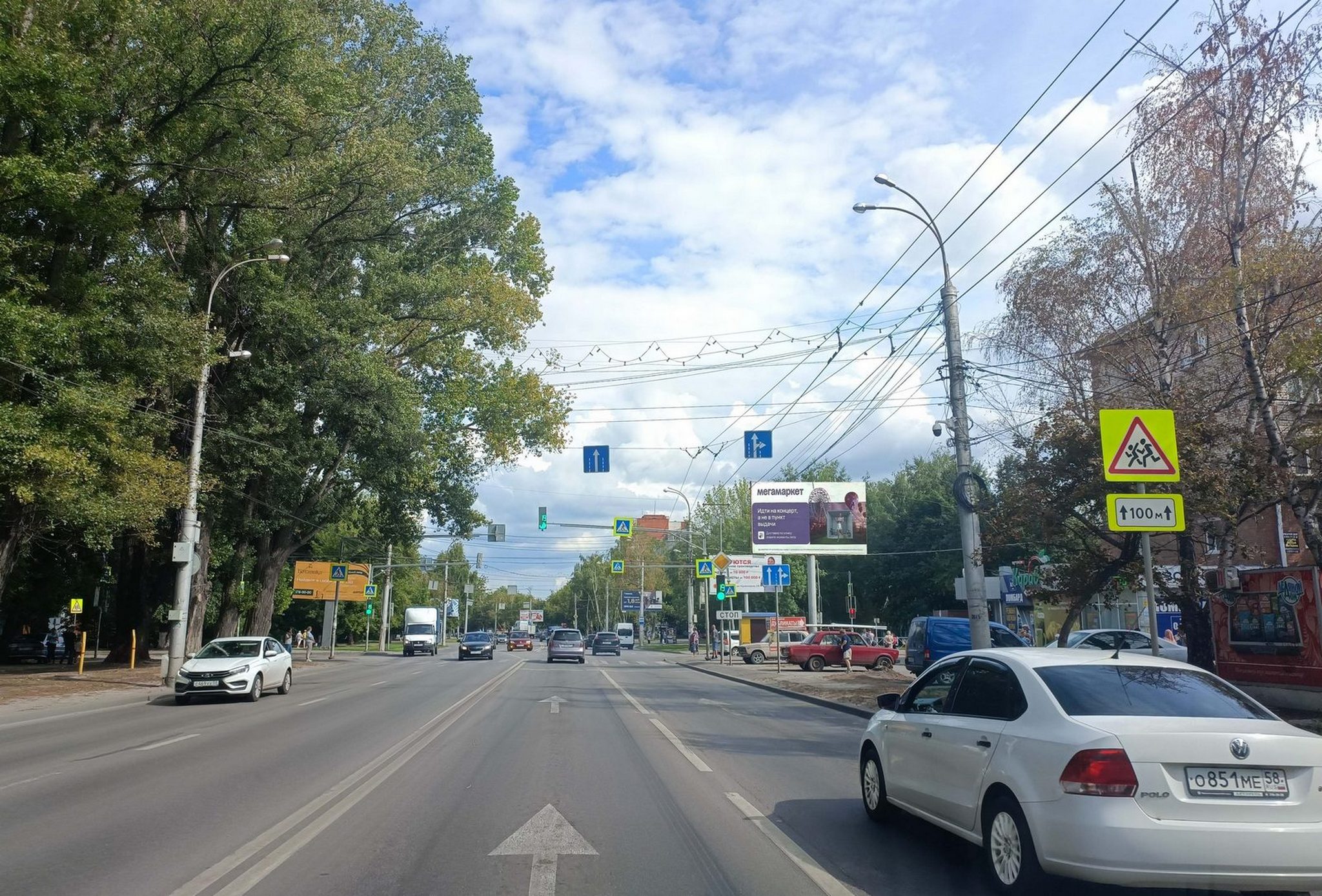 Фотография рекламного носителя, тип: Билборд 3x6, адрес: Луначарского ул., д.30, Пенза, Пензенская область, Россия. Сторона А №1332571