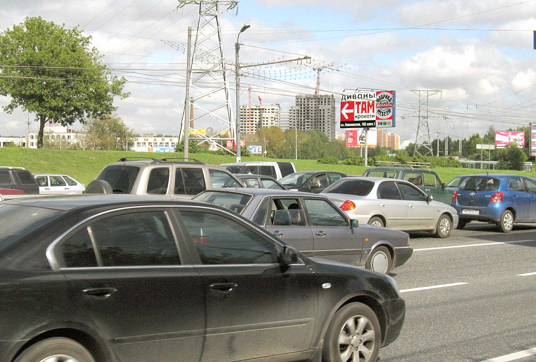 Фотография рекламного носителя, тип: Билборд 3x6, адрес: Каширское ш., д.59 Х Борисовские пруды ул., Москва, Россия. Сторона B №13022