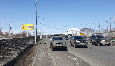 Фотография рекламного носителя, тип: Билборд 3x6, адрес: Петропавловск-Камчатский-морской порт-аэропорт 13 470м, Петропавловск-Камчатский, Камчатский край, Россия. Сторона Б №1362419