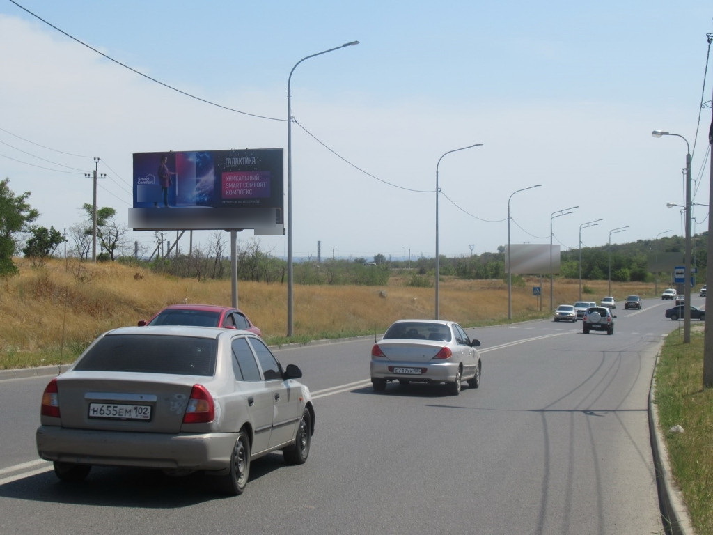 Фотография рекламного носителя, тип: Билборд 3x6, адрес: Землячки ул., д.110, Волгоград, Волгоградская область, Россия. Сторона Б №111221