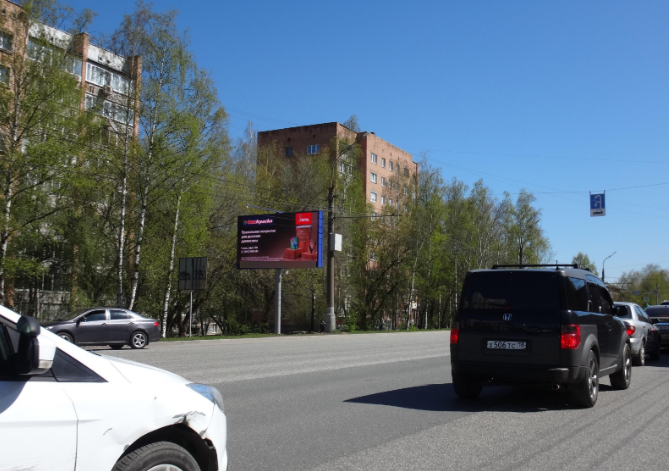 Фотография рекламного носителя, тип: Билборд 3x6, адрес: Удмуртская ул., ост. "Радиозавод", Ижевск, Республика Удмуртия, Россия. Сторона Б1 №1327998