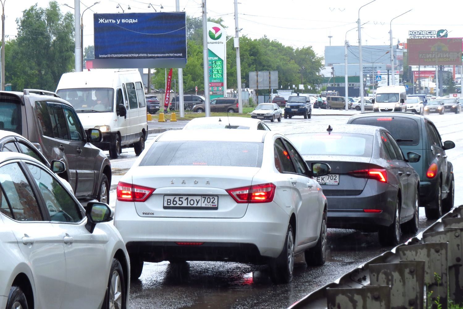 Фотография рекламного носителя, тип: Билборд 3x6, адрес: Маршала Жукова ул., д.22, поз.2, Уфа, Республика Башкортостан, Россия. Сторона Б1 №92061