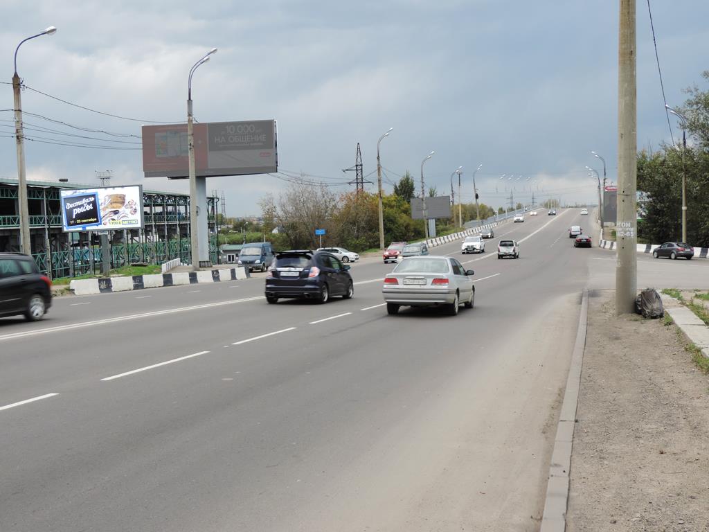 Фотография рекламного носителя, тип: Билборд 3x6, адрес: Иркутный мост Х Набережная Иркута ул., Иркутск, Иркутская область, Россия. Сторона B №85292