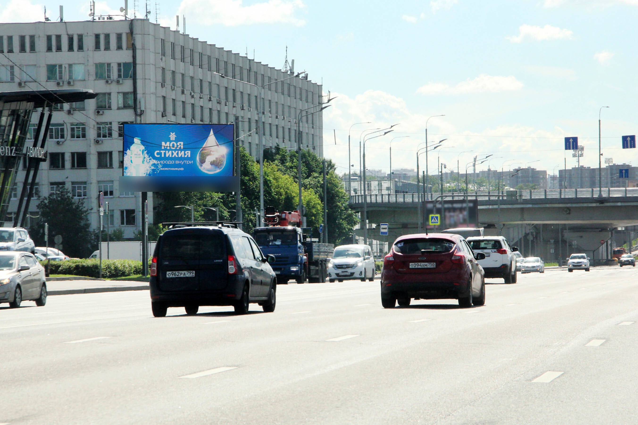 Фотография рекламного носителя, тип: Билборд 3x6, адрес: Волгоградский пр-т., д.43, корп.3, Москва, Россия. Сторона Б1 №872676