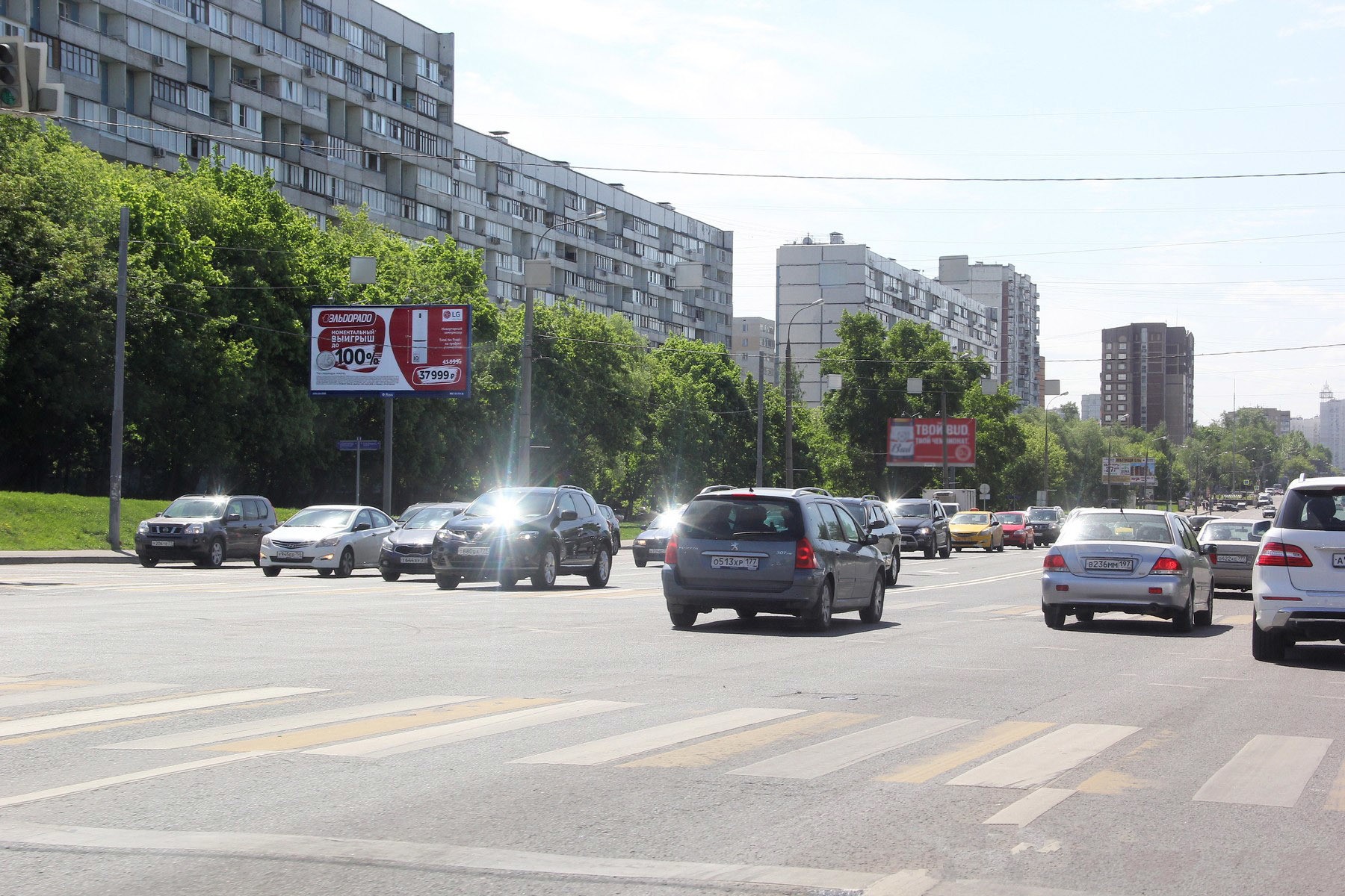 Фотография рекламного носителя, тип: Билборд 3x6, адрес: Енисейская ул., д.34, Москва, Россия. Сторона Б №95191
