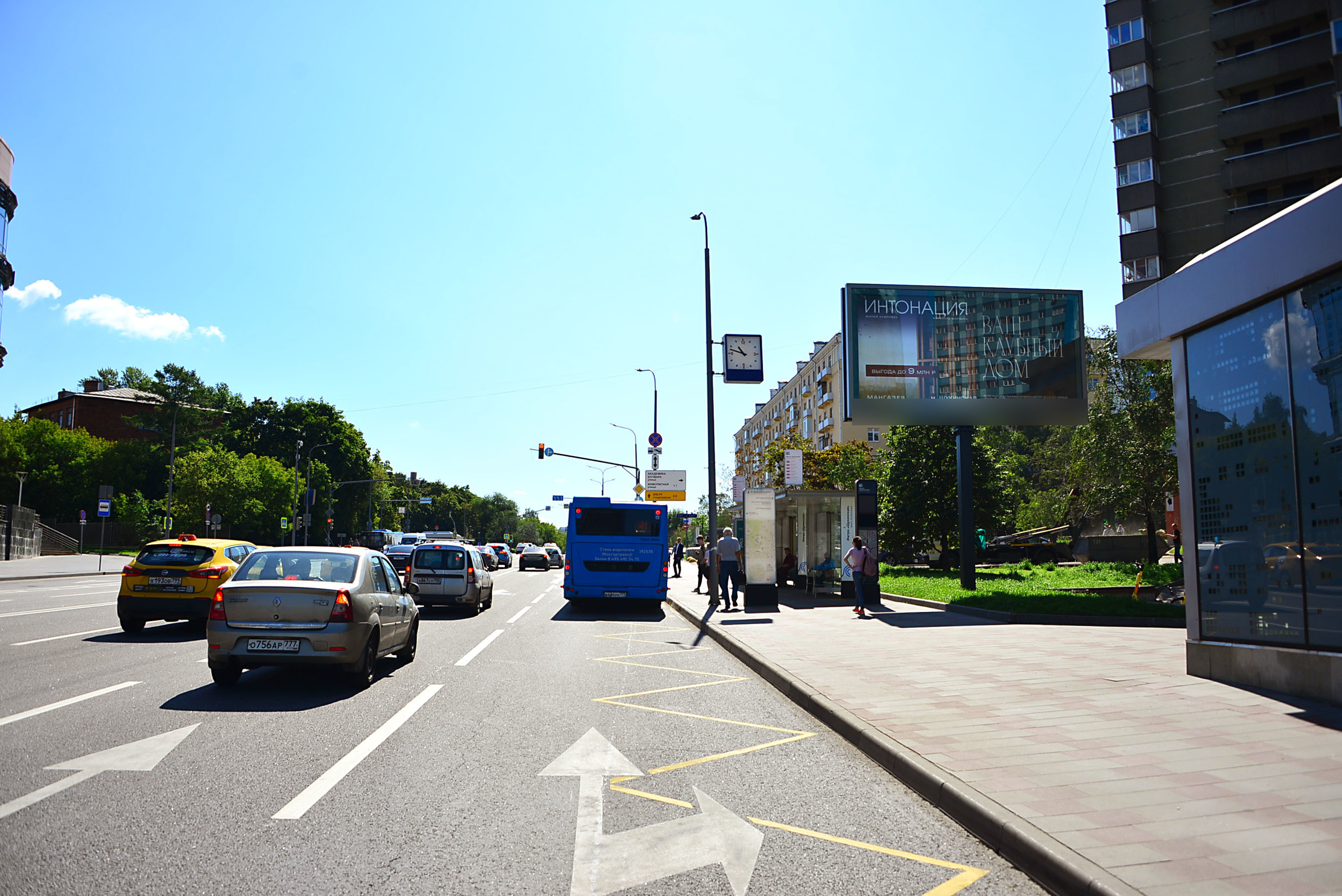 Фотография рекламного носителя, тип: Билборд 3x6, адрес: Василевского Маршала ул., д.17, Москва, Россия. Сторона А1-А5 №100631