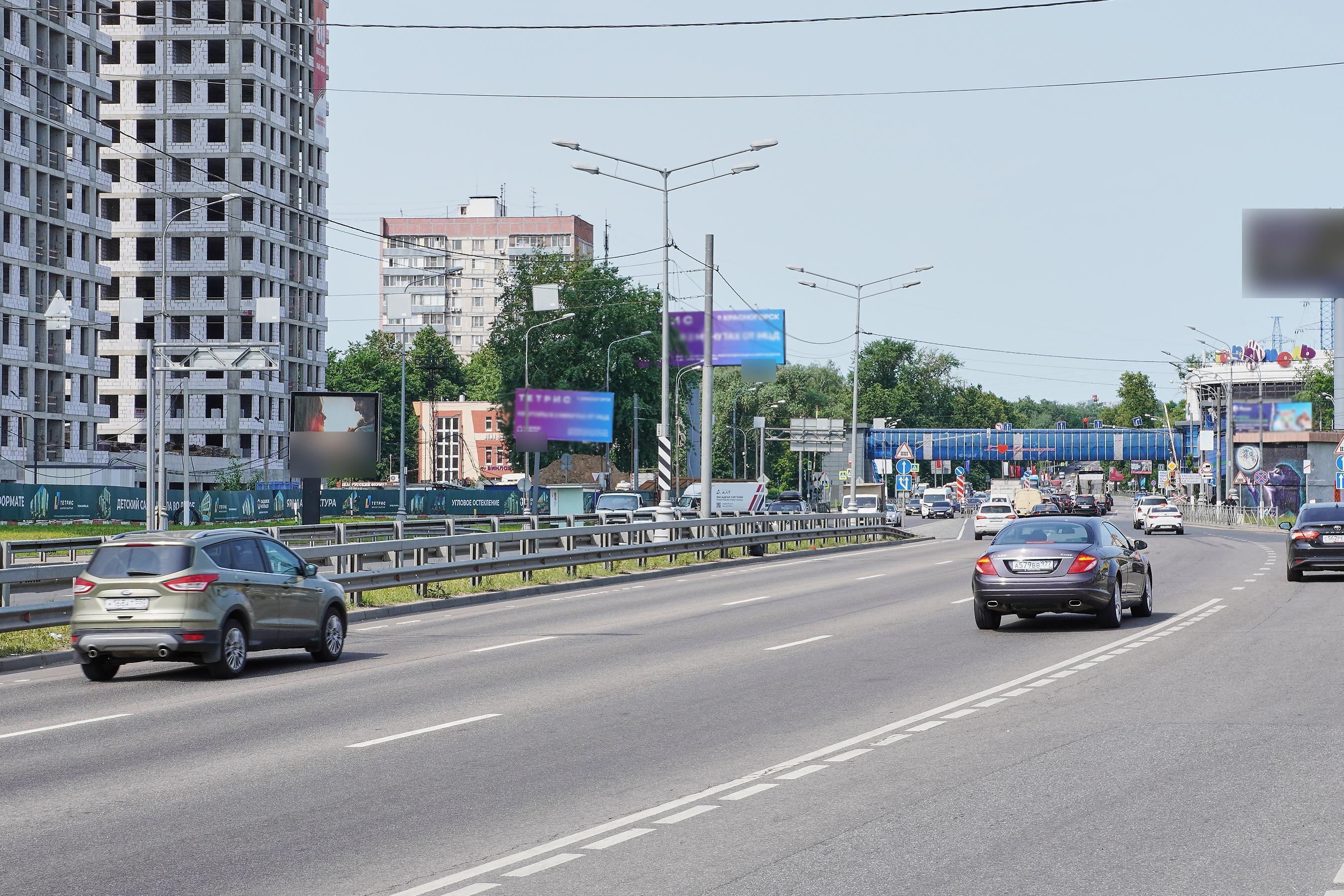 Фотография рекламного носителя, тип: Ситиборд 2.7x3.7, адрес: Волоколамское ш., 21 320м, Красногорск, Московская область, Россия. Сторона Б №722648