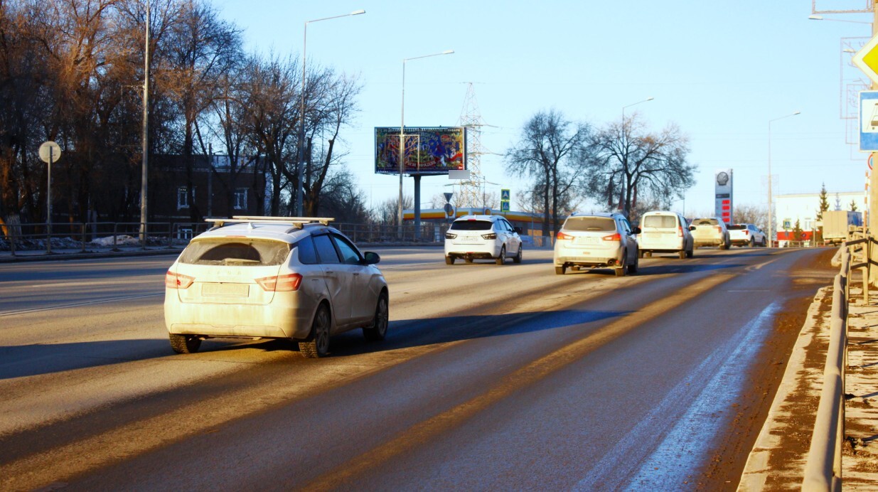 Фотография рекламного носителя, тип: Билборд 3x6, адрес: Ново-садовая ул., д.154, Самара, Самарская область, Россия. Сторона Б1-Б3 №1077985