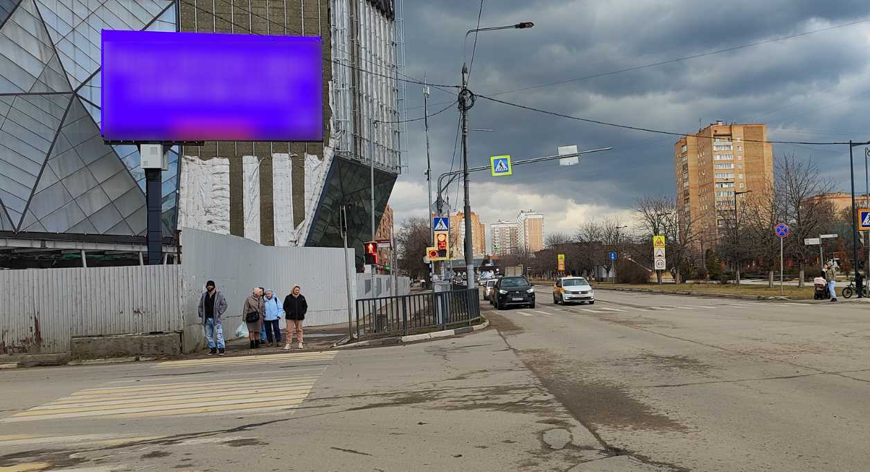 Фотография рекламного носителя, тип: Билборд 3x6, адрес: Пролетарская ул., д.8/1, Балашиха, Московская область, Россия. Сторона B1-В10 №1095206