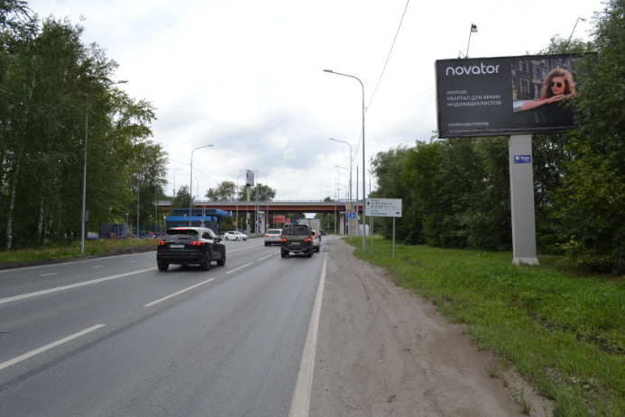 Фотография рекламного носителя, тип: Билборд 3x6, адрес: 50 лет ВЛКСМ ул. Х Республики ул., д.200, Тюмень, Тюменская область, Россия. Сторона А №764540