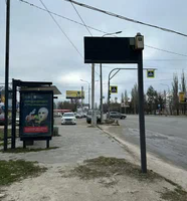 Фотография рекламного носителя, тип: Остановка 1.8x1.2, адрес: Историческая ул., ост. "ВМК", поз.1, Волгоград, Волгоградская область, Россия. Сторона Б №1349230