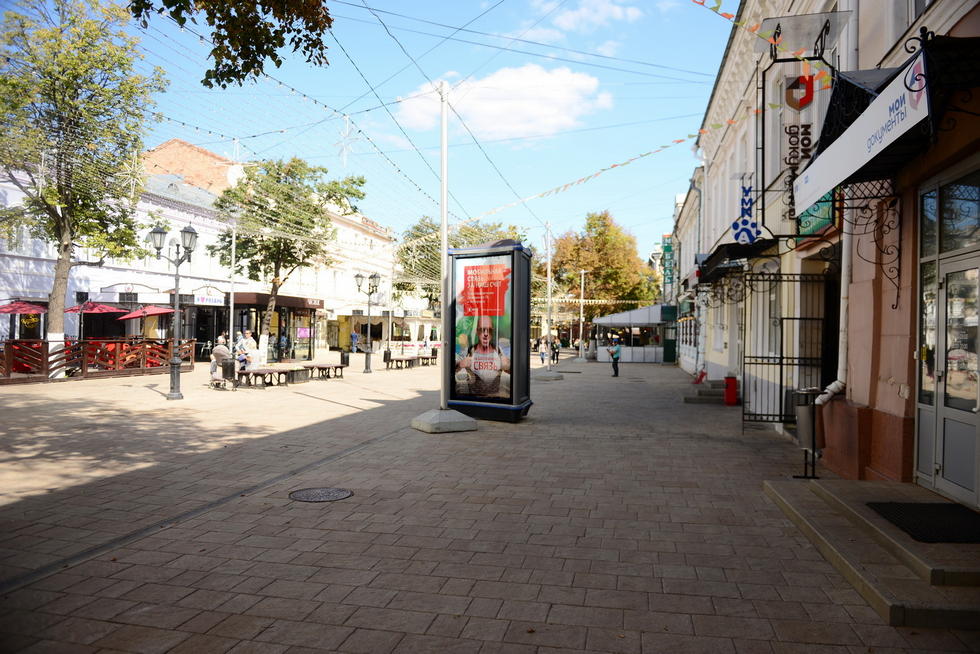 Фотография рекламного носителя, тип: Пиллар 3x1.4, адрес: Почтовая ул., д.61, Рязань, Рязанская область, Россия. Сторона А №159663