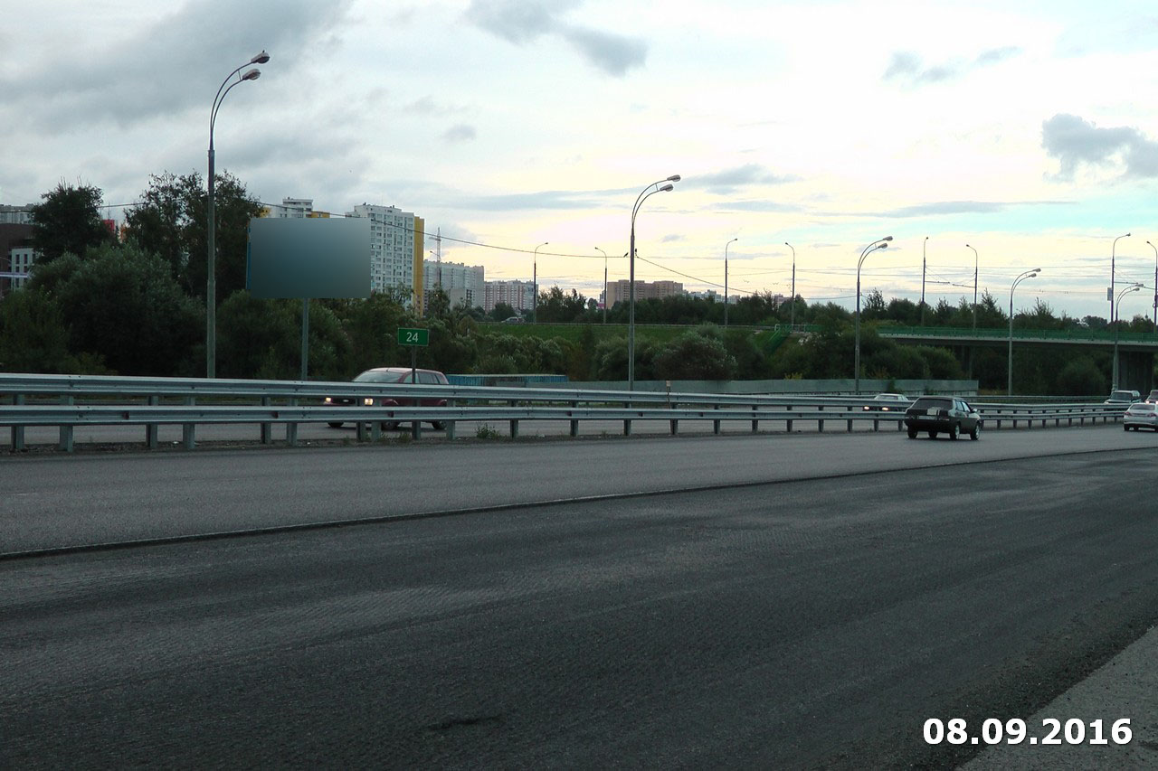 Фотография рекламного носителя, тип: Билборд 3x6, адрес: Дон а/д., 24 000м, Москва, Россия. Сторона B №5044