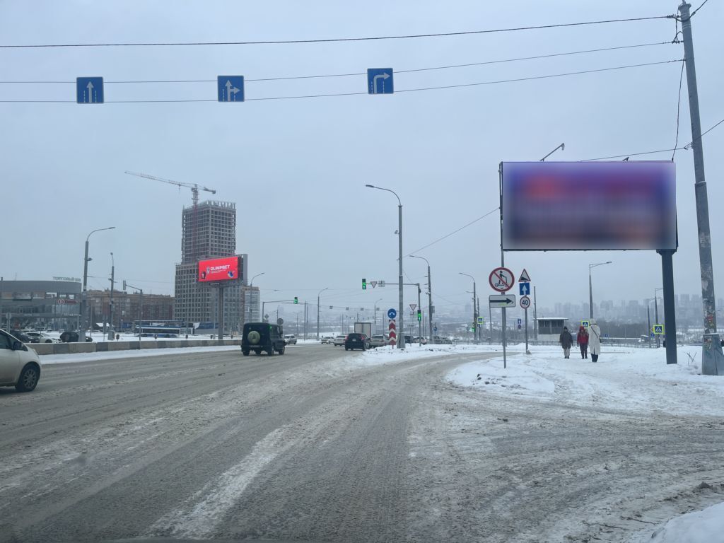 Фотография рекламного носителя, тип: Билборд 3x6, адрес: Немировича -Данченко, спуск к ледовой арене, Новосибирск, Новосибирская область, Россия. Сторона А1-А10 №1335509